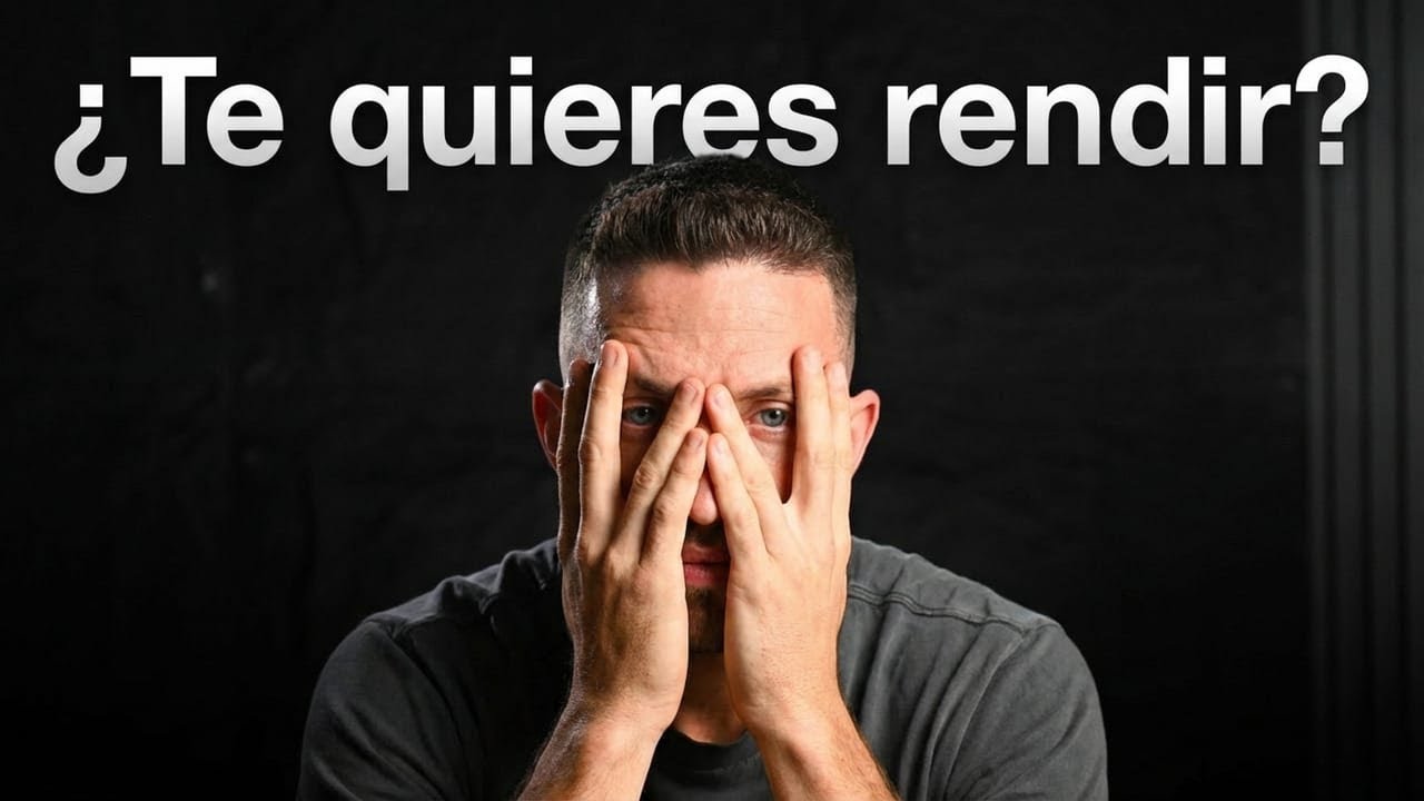 ¿Te quieres rendir porque no funcionó como querías?