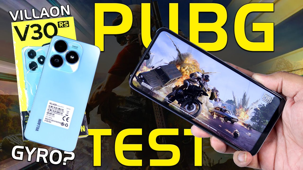 Villaon V30 RS Pubg Test | Gyro