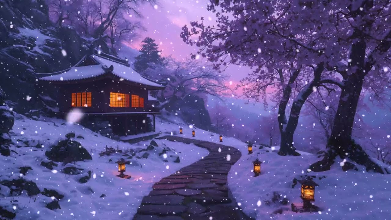 Healing Japanese Winter ❄️ Soothing Piano Ambience for Anti-Anxiety