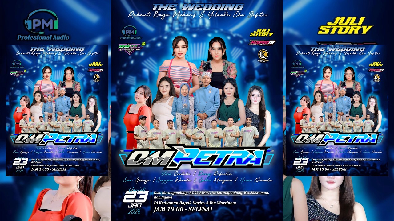 LIVE STREAMING OM PETRA  Wedding YOLANDA & BAYU Live KARANGMALANG NGAWI