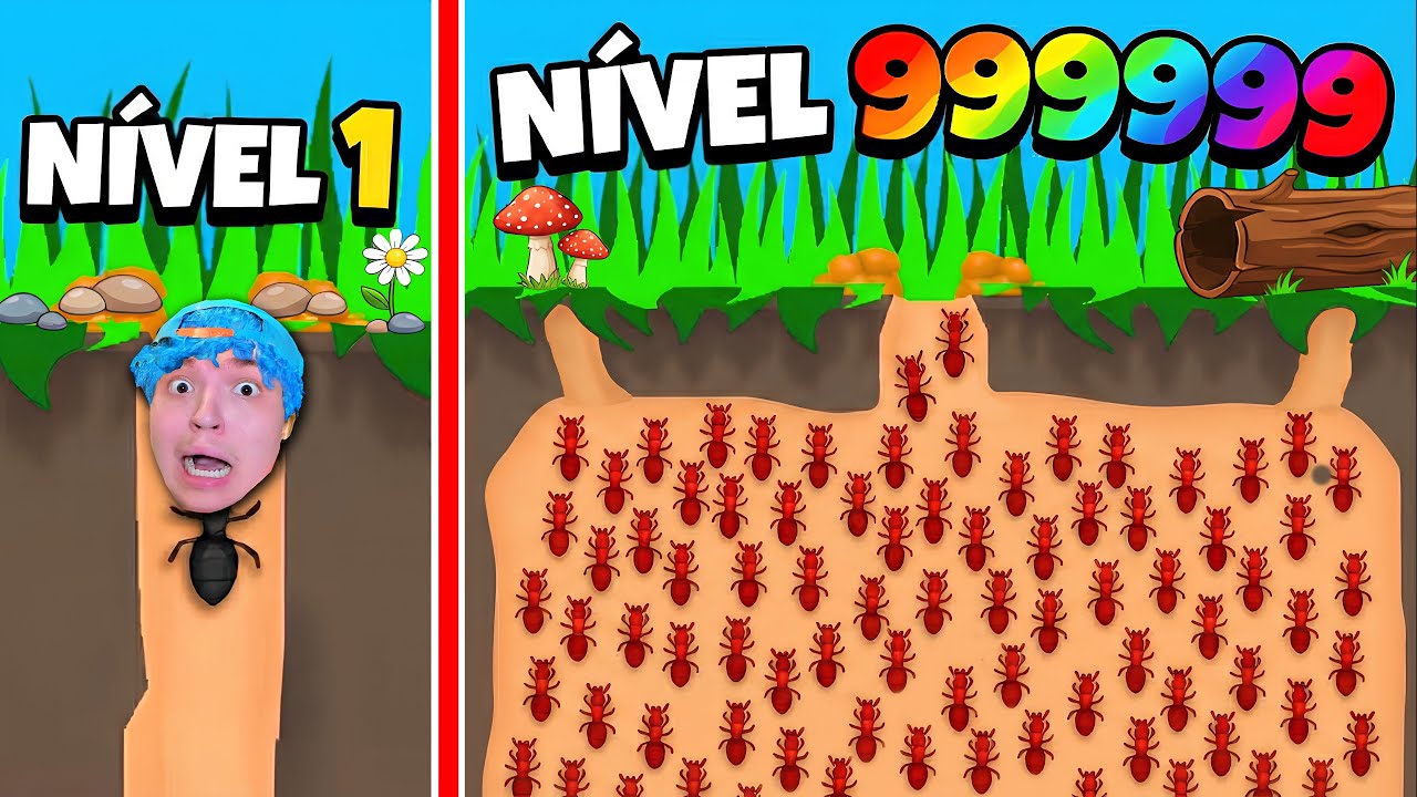 A CADA SEGUNDO SURGE UMA FORMIGA NOVA NO FORMIGUEIRO GIGANTE!!