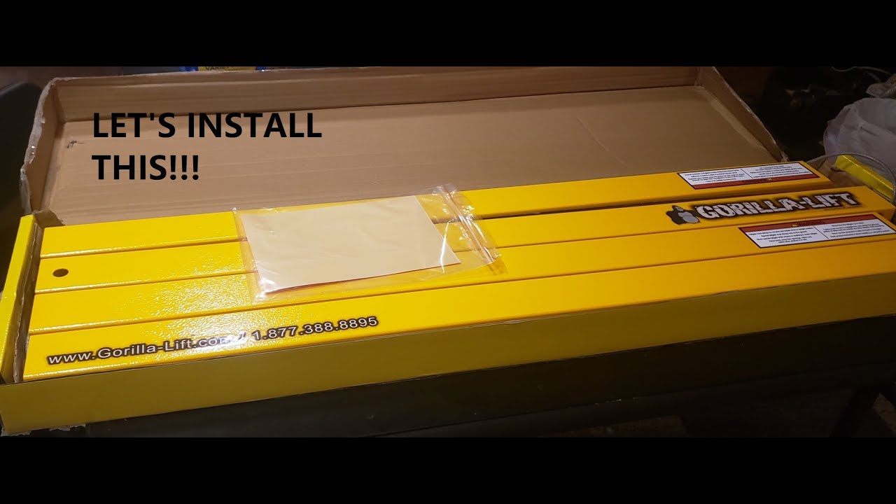 INSTALLING A GORILLA LIFT ON OUR TRAILER