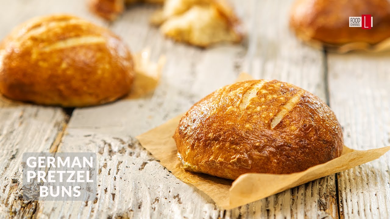 How to Make German Pretzel Buns | Food Channel L Recipes
