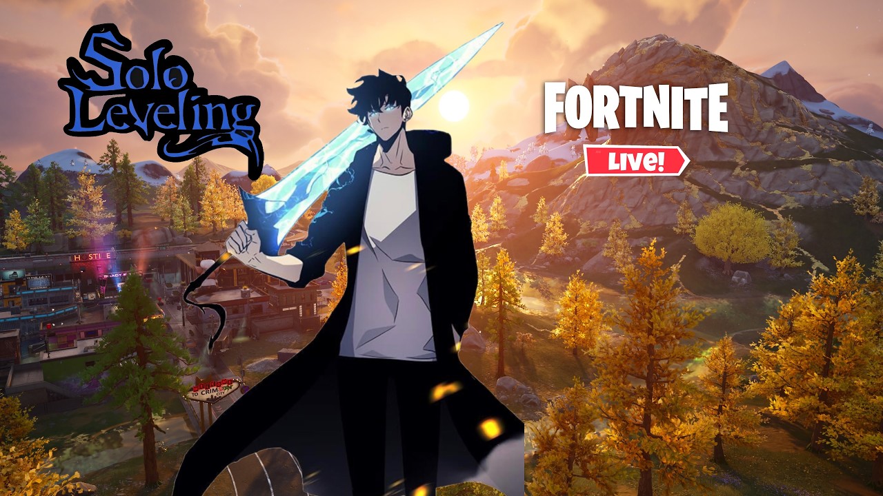 🔴FORTNITE LIVE - NEW* SOLO LEVELING SKINS ?!?  - Zero Build Battle Royal (Use code MissKiwiGam3r)