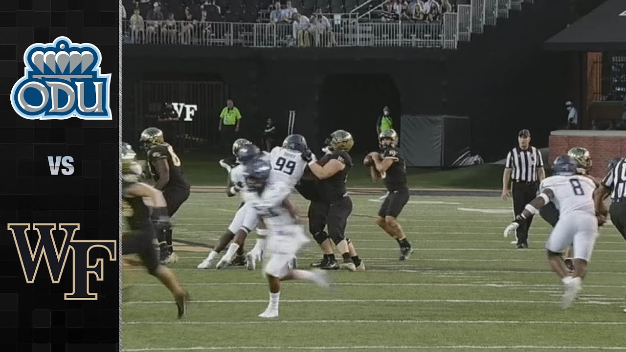 Old Dominion vs. Wake Forest Football Highlight (2021)