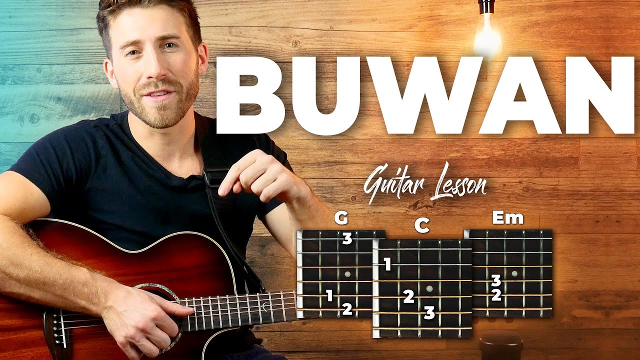 Buwan Guitar Tutorial (Juan Karlos Labajo) Easy Chords Guitar Lesson