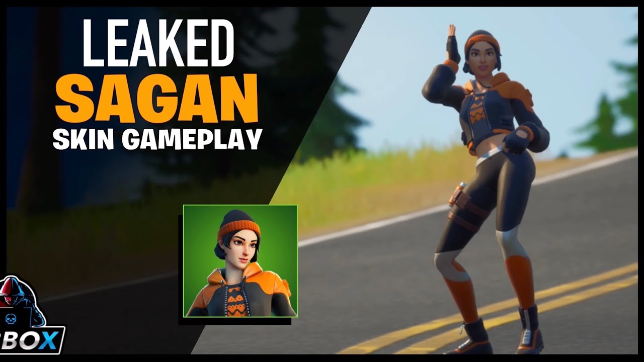 LEAKED &ldquo;SAGAN&rdquo; SKIN GAMEPLAY!!! - Fortnite Battle Royale