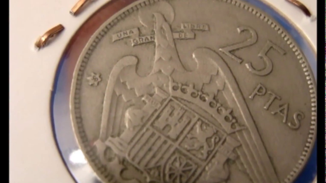 25 Pesetas de Franco 1957