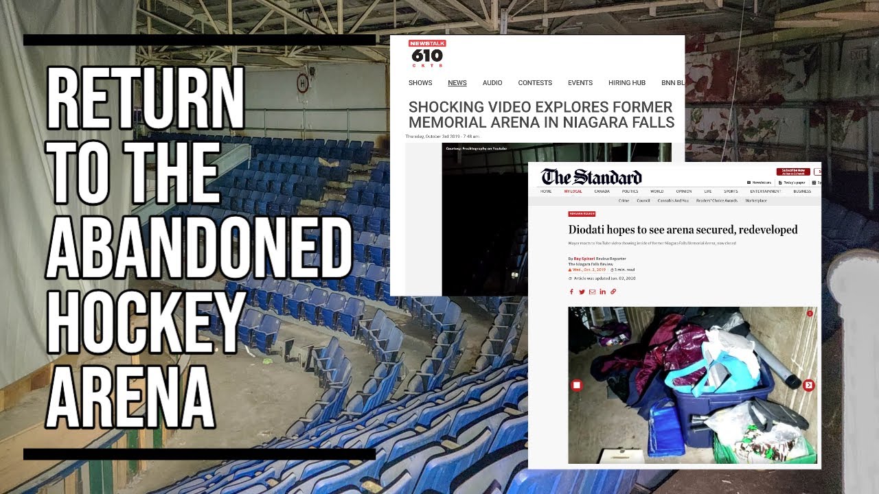 I Returned to the Abandoned Hockey Arena and Sand Sculpture Museum