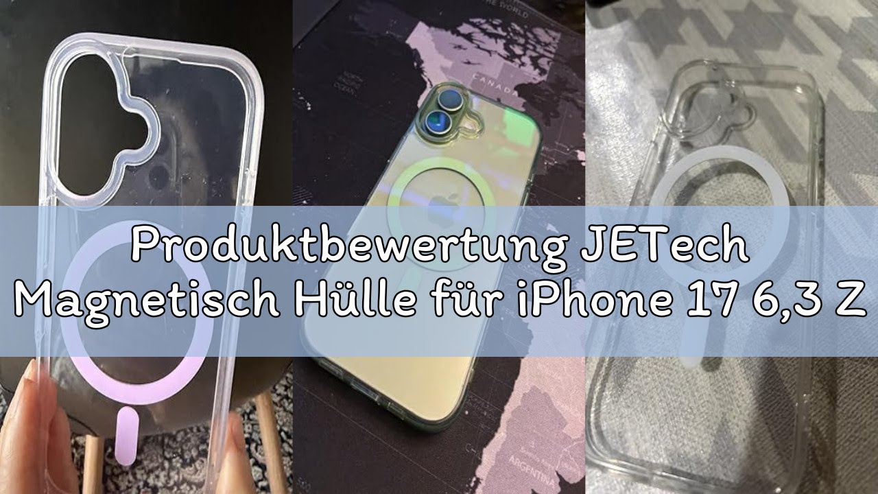 Produktbewertung JETech Magnetisch Hülle für iPhone 17 6,3 Zoll Kompatibel mit MagSafe, Stoßfest Sto