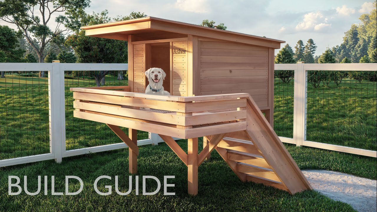 Easy DIY: Elevated Dog House Build Guide for Beginners