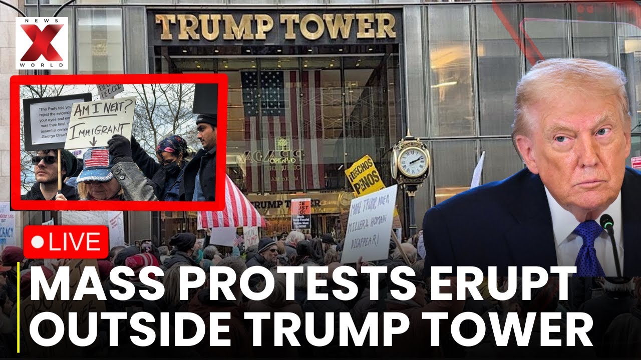 Trump Tower Protest LIVE: Anti-Trump Protests Erupt In New York Over ICE | Rally at Trump Tower