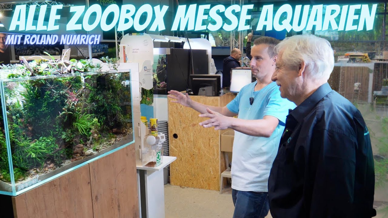 Alle @ZOOBOX Messe-Aquarien auf der AquaExpo mit Roland Numrich