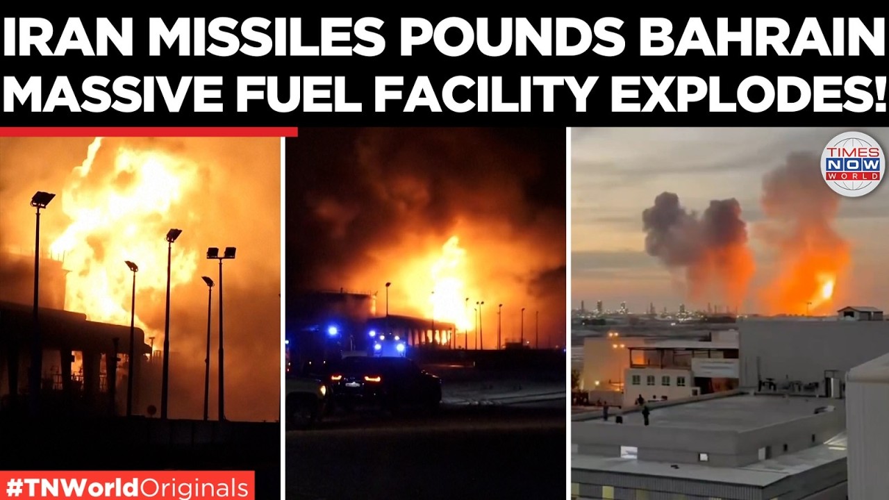 BAHRAIN IN FLAMES: Iran Hits Strategic Oil Hub With 270 Drones and Missiles! | US-Iran War