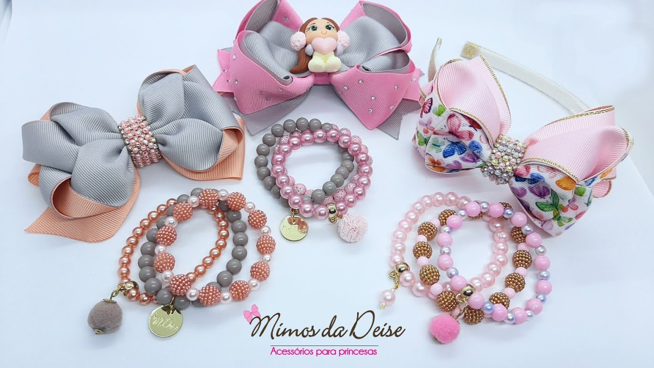 COMO FAZER PULSEIRAS E PINGENTES 🎀 DIY By Deise Souza