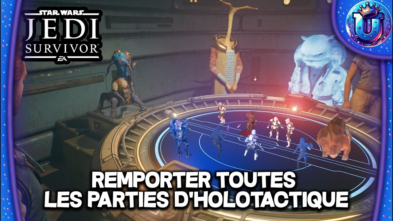STAR WARS JEDI SURVIVOR - REMPORTER TOUTES LES PARTIES D'HOLOTACTIQUE 🏆 PARI RISQUÉ 🏆