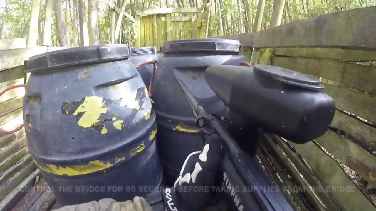 Gopro Paintball Tippmann A5 Gameplay Episode 17 Take The Bridge
