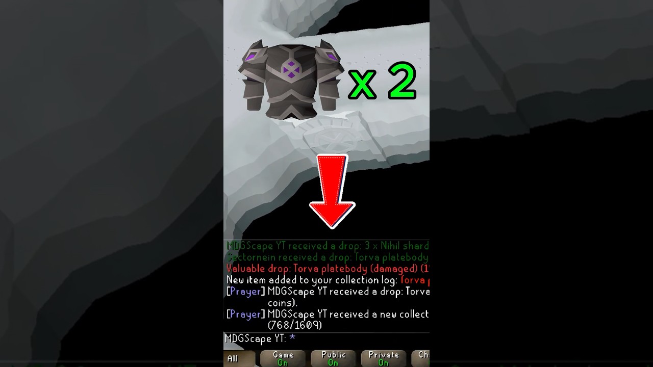 The LUCKIEST Double Drop in OSRS #runescape #osrs #oldschoolrunescape