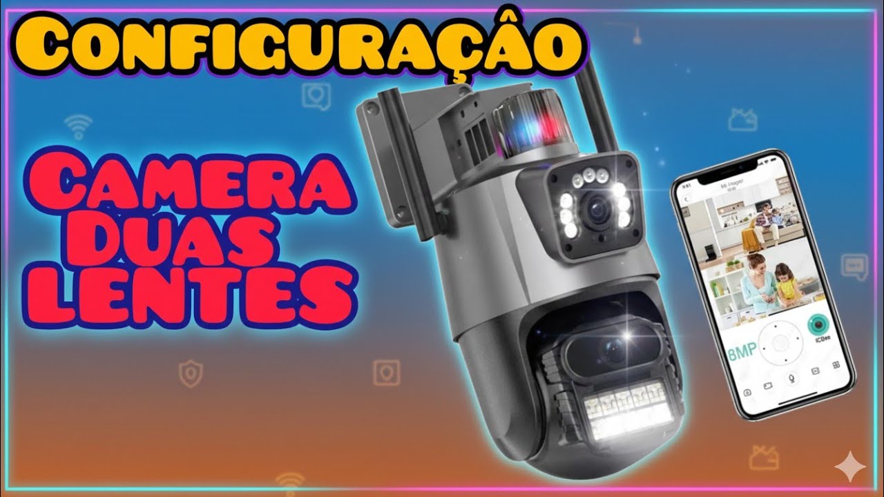 Como Fazer estalaçao camera de duas lentes aplicativo ICsee 