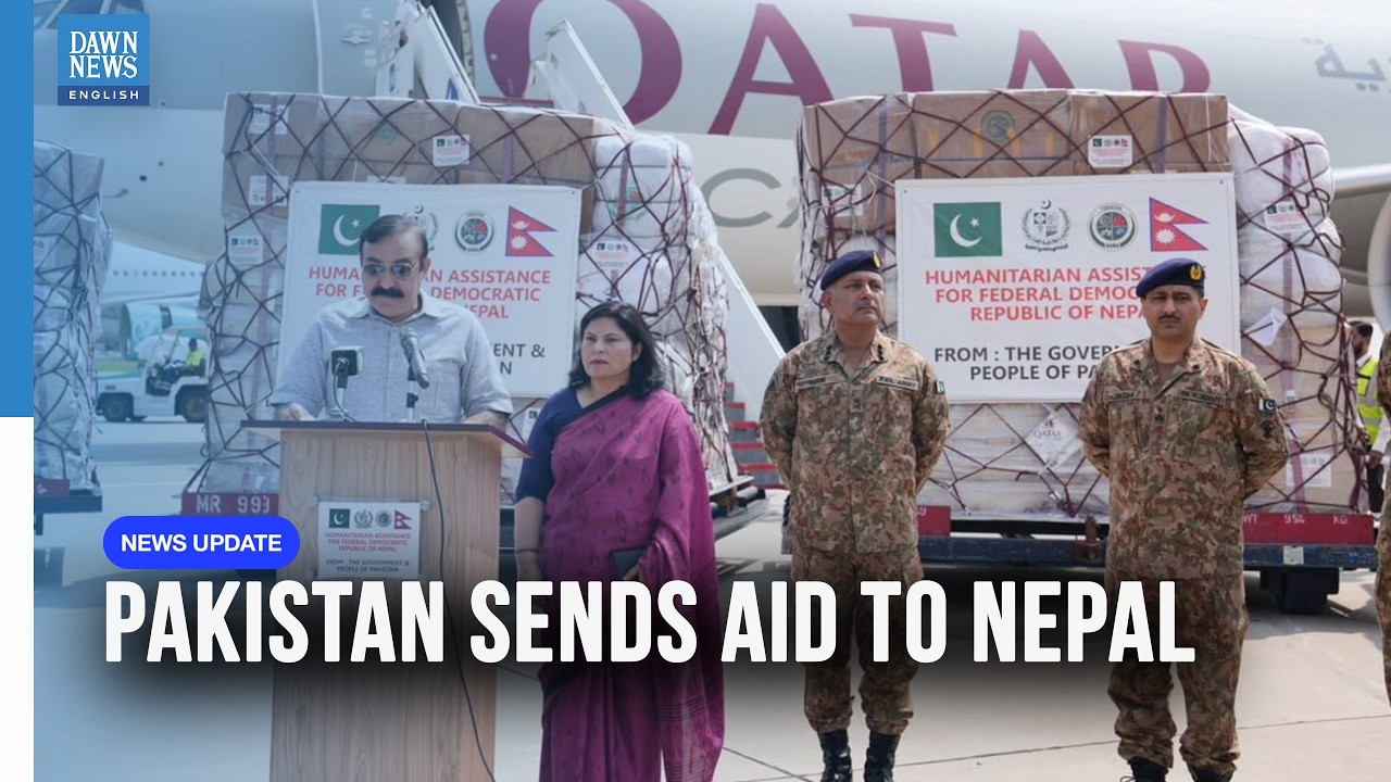 Pakistan Sends 100 Tonnes of Aid to Nepal After Deadly Floods and Landslides | Dawn News English