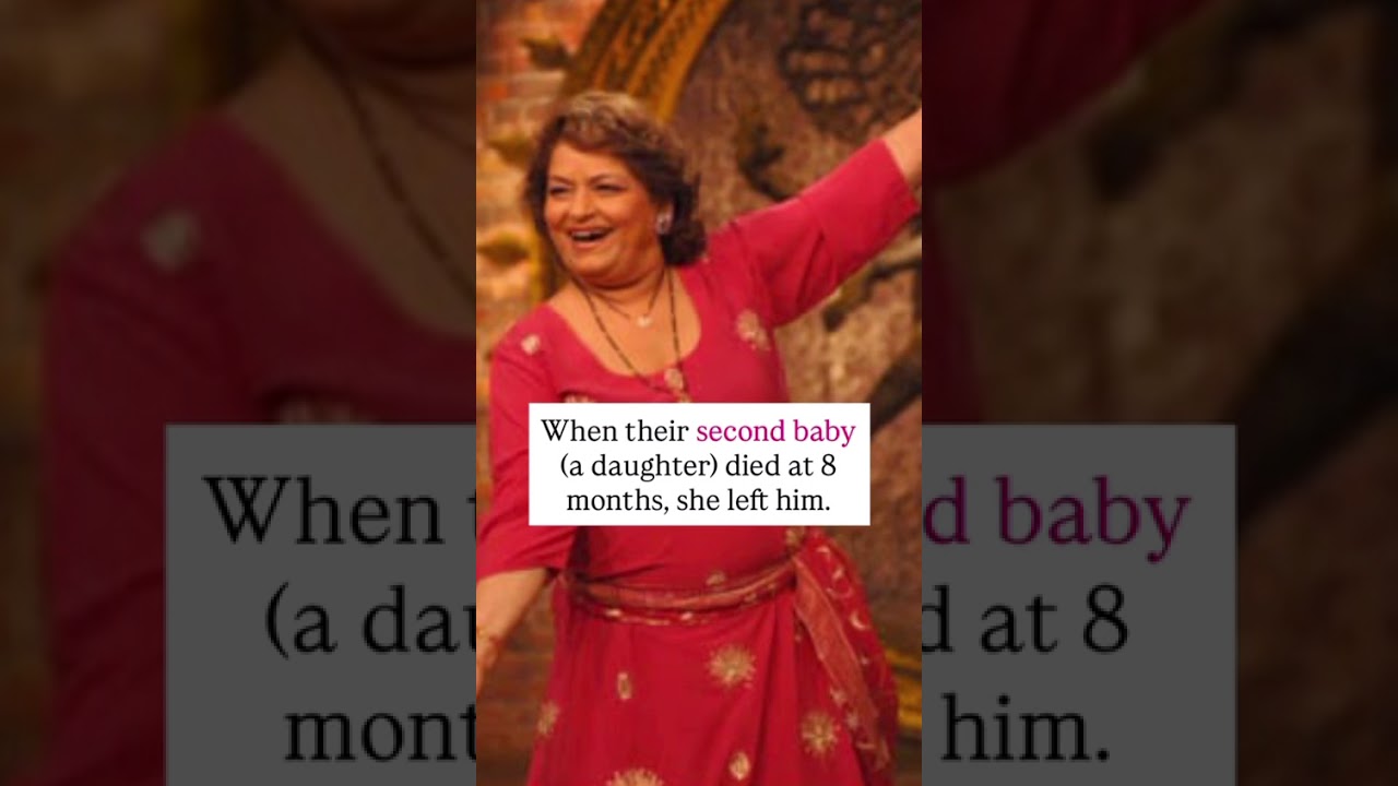 At 13, Saroj Khan got married to an 30 year old man and gave birth to her child at the age of 14