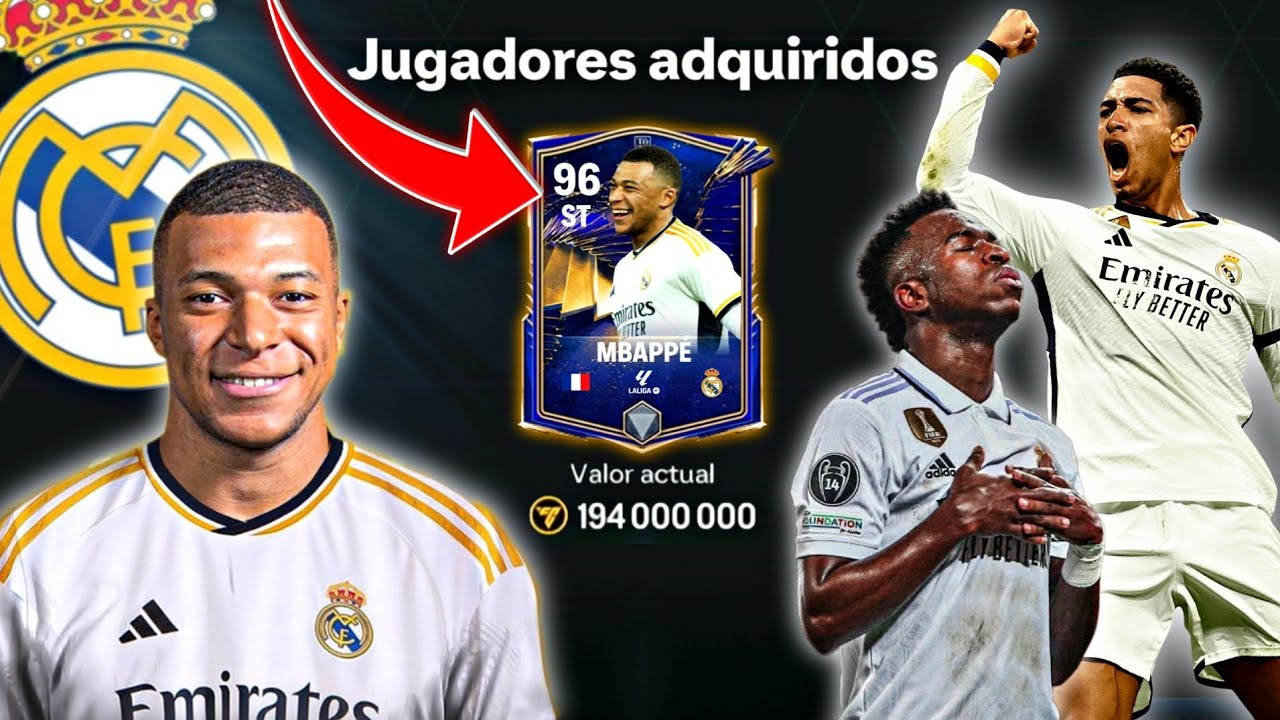 ¡EL REAL MADRID FICHA A MBAPPE! FC MOBILE MODO MILLONARIO 🔥💰