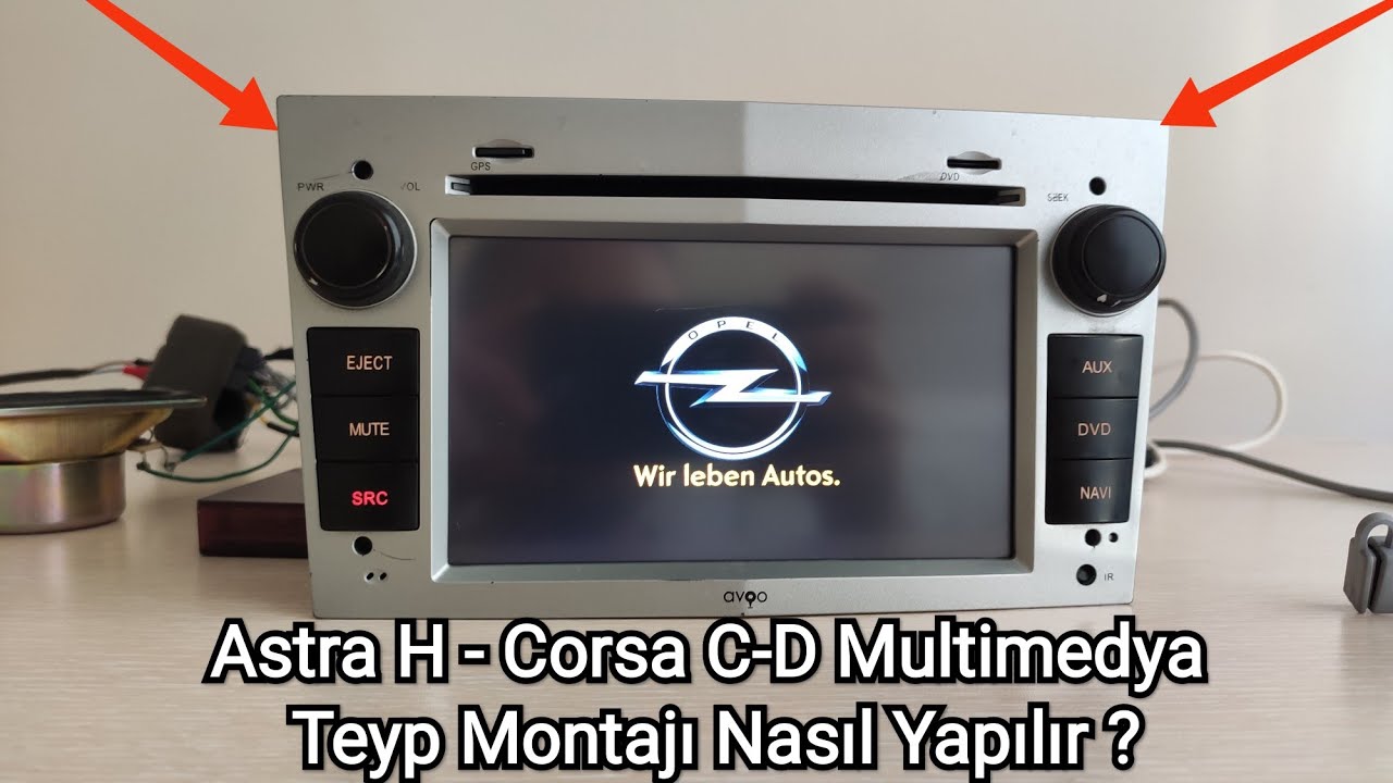 Astra H - Corsa C,D Multimedya Teyp Montajı Nasıl Yapılır ? (Avgo S 938)