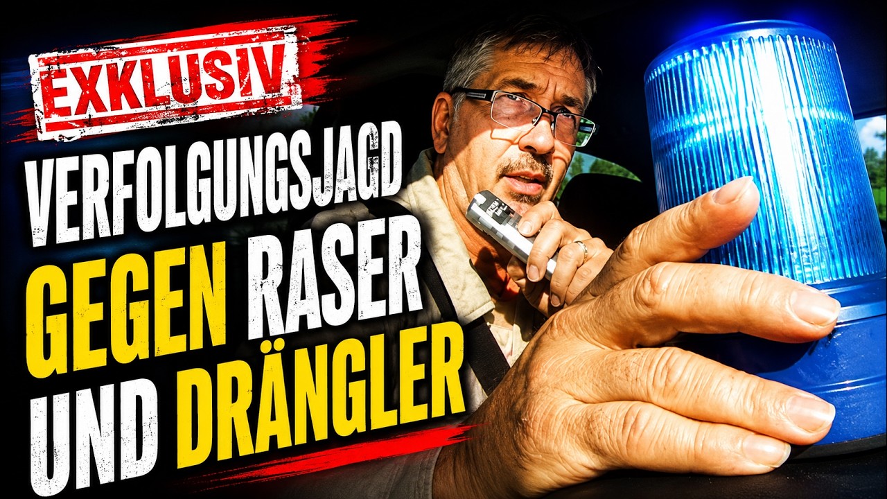 Tatort Autobahn // Verfolgungsjagd gegen Raser und Drängler – Zivilstreife kassiert Rowdys ab