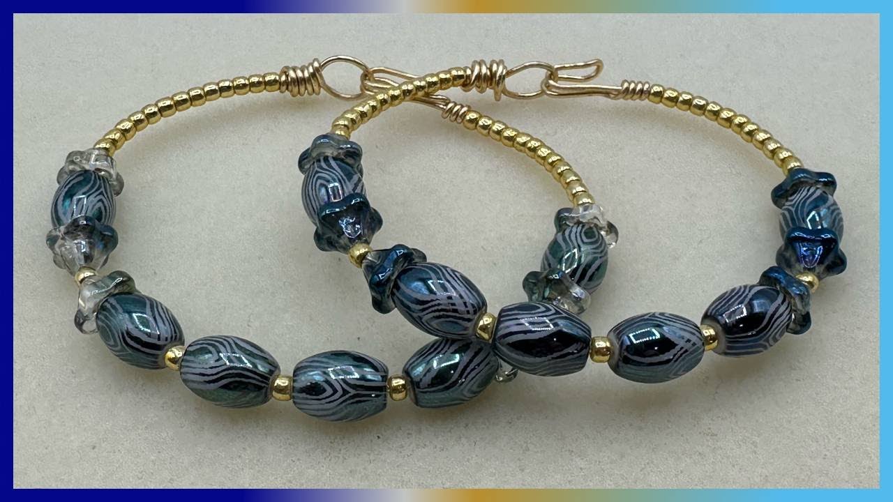 Easy Beaded Wire Bangle Bracelet Tutorial