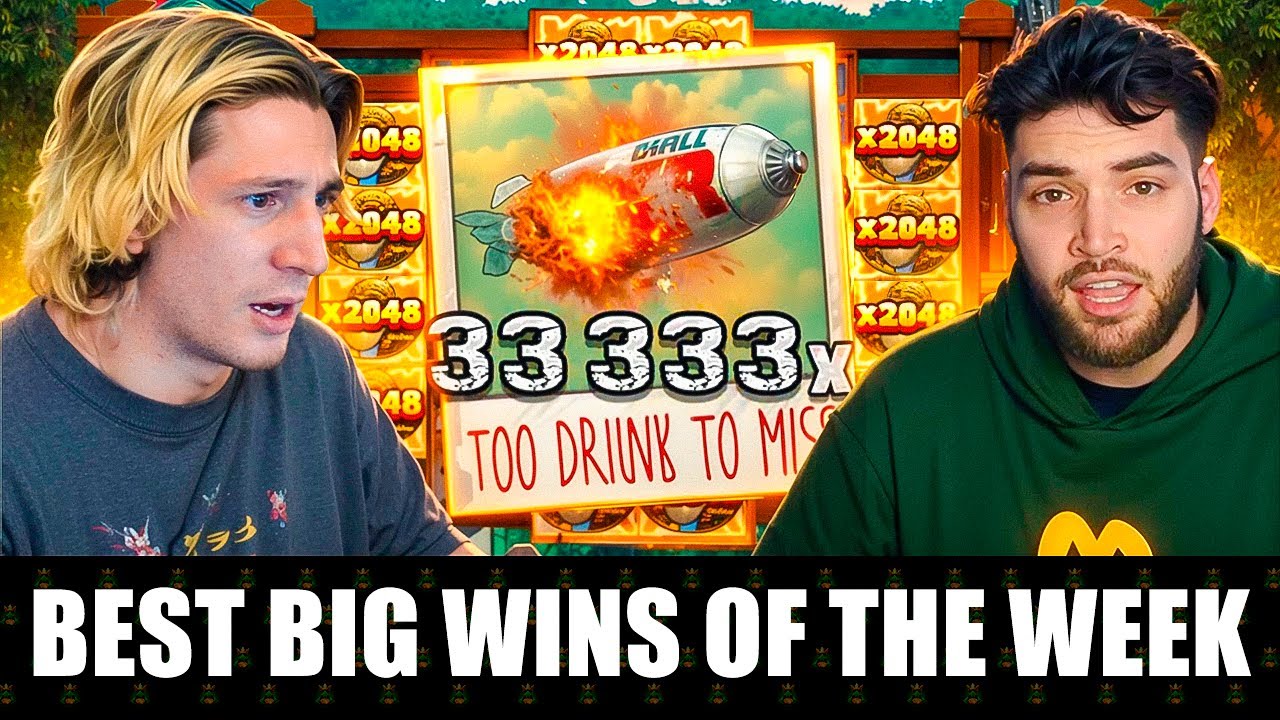 TOP 10 BIGGEST STREAMERS SLOT WINS OF THE WEEK / Trainwreckstv, xPosed, AdinRoss, xQc, Cabrzy / #8