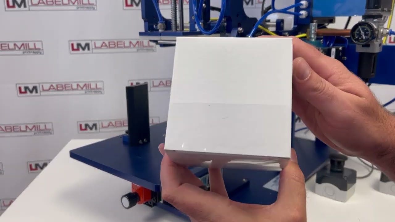LabelMill LM1012 Split-Tamp Security Seal Clear Label Applicator