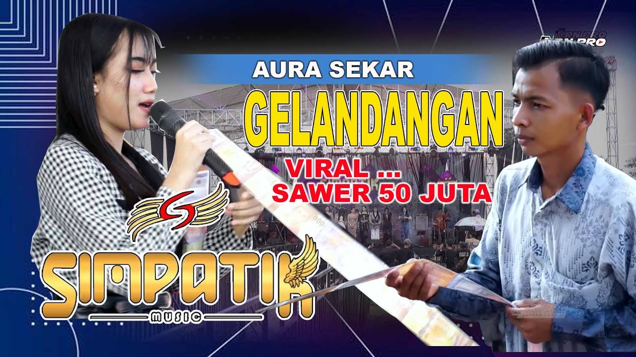 Gelandangan - Aura Sekar | SIMPATIK MUSIC | Edisi Majalengka 29 Oktober 2025