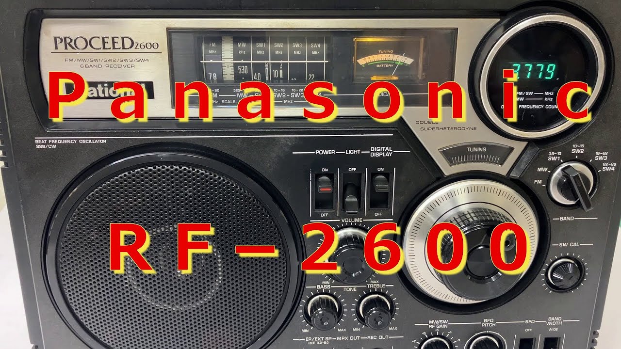 Представляем Panasonic Proceed 2600 (RF-2600) #BCL #Shortwave #Proceed #Cugat #Radio