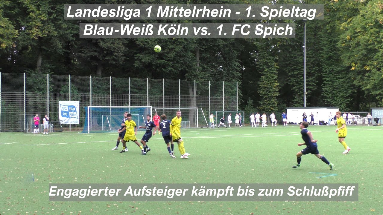 Fussball Landesliga Mittelrhein - Blau Weiss Köln vs. 1. FC Spich