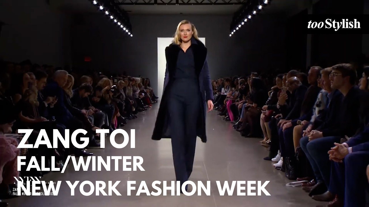ZANG TOI | Fall Winter | New York Fashion Week NYFW | tooStylish Fashion Show Runway Review [4K]