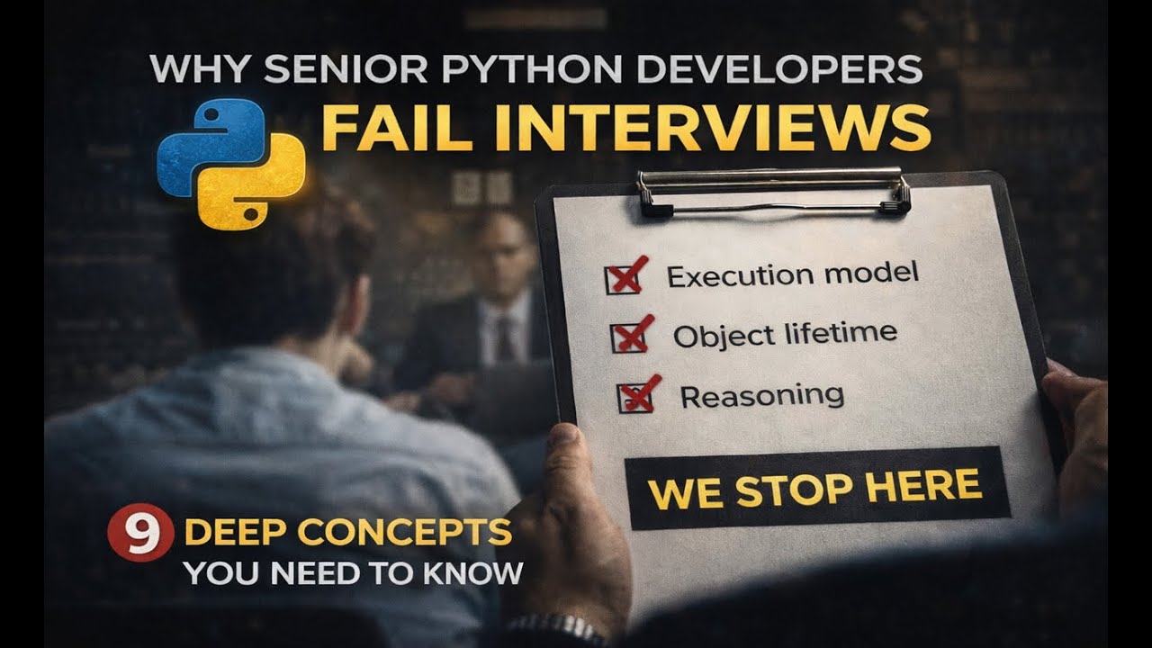 Why Senior Python Developers Fail Interviews (Deep Concepts You Must Know)