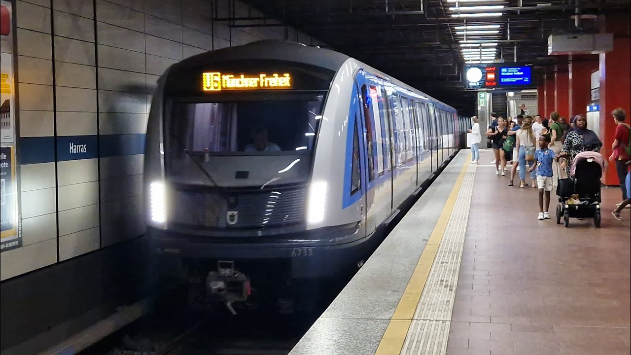 U-Bahn München | Mitfahrt in der U6 von Harras bis Münchner Freiheit im C2