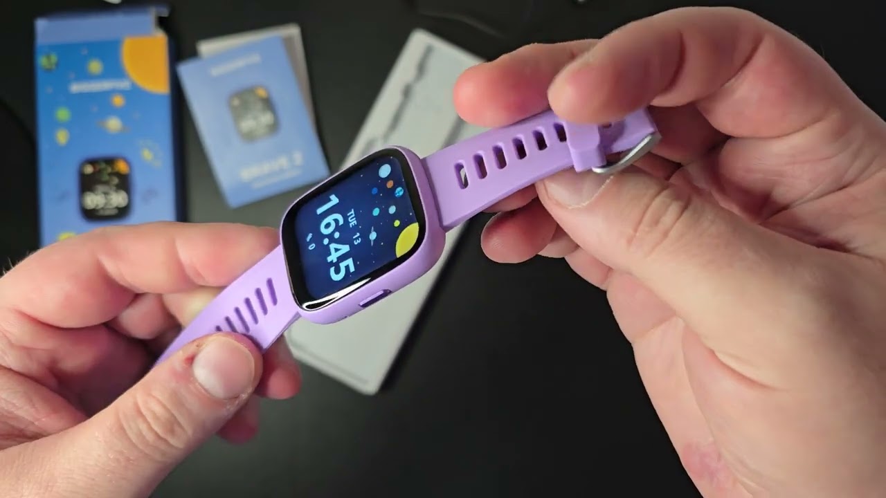 BIGGERFIVE Kids Smart Watch, 1.8" Fitness Tracker Watch - Unboxing