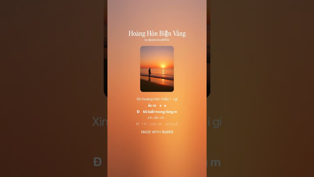 Hoàng Hôn Biển Vắng
