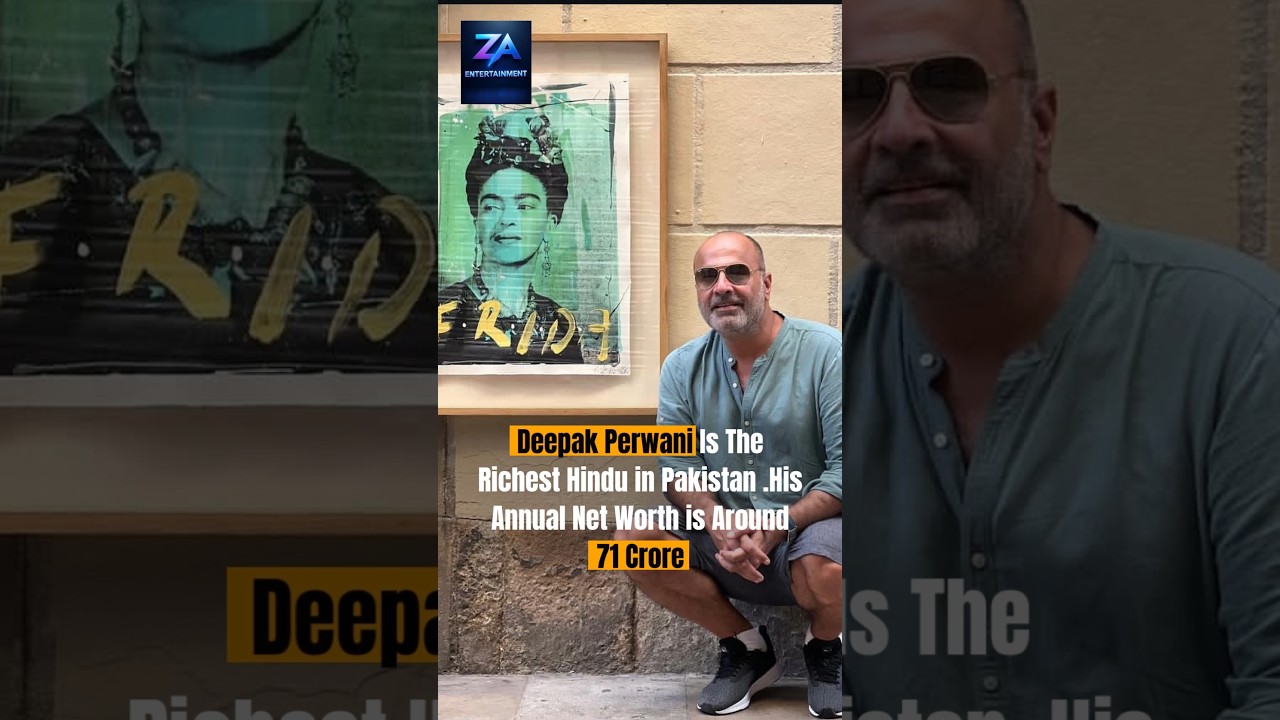 Deepak Perwani Is The Richest Hindu in Pakistan .His Annual Net Worth is Around 71 Crore