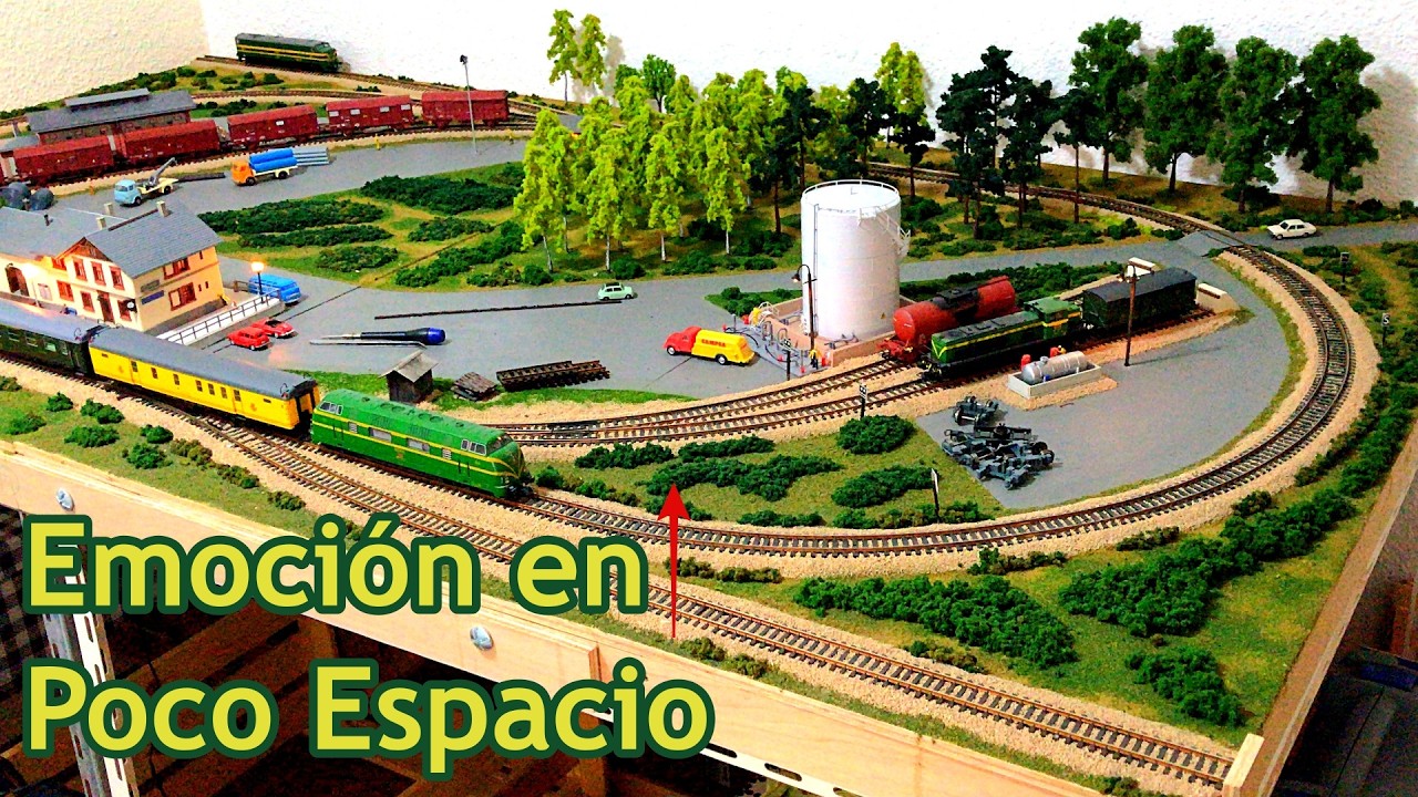 🚂 MAQUETA de TRENES RENFE H0: Gran Realismo en Poco Espacio