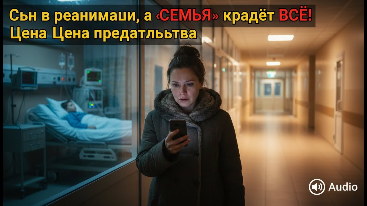 ШОК В БОЛЬНИЦЕ: СЫН НА ГРАНИ СМЕРТИ, А СЕСТРА С МУЖЕМ ОПУСТОШАЮТ СЧЁТ