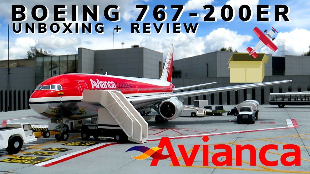 JP60 Aeromodelos 1:200 | Boeing 767-200ER Avianca (N985AN) ¡Unboxing & Review! | Hawks Aviation