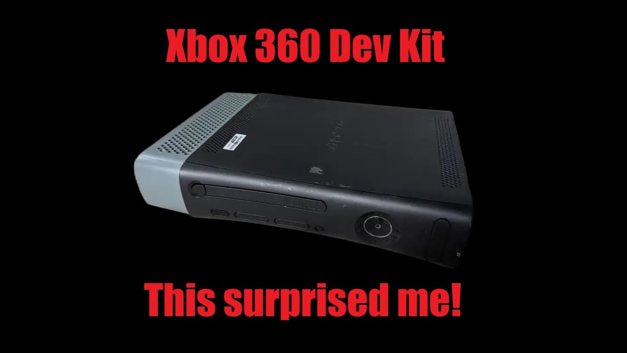 Xbox 360 XDK (Dev Kit) This had some surprises! Part 1