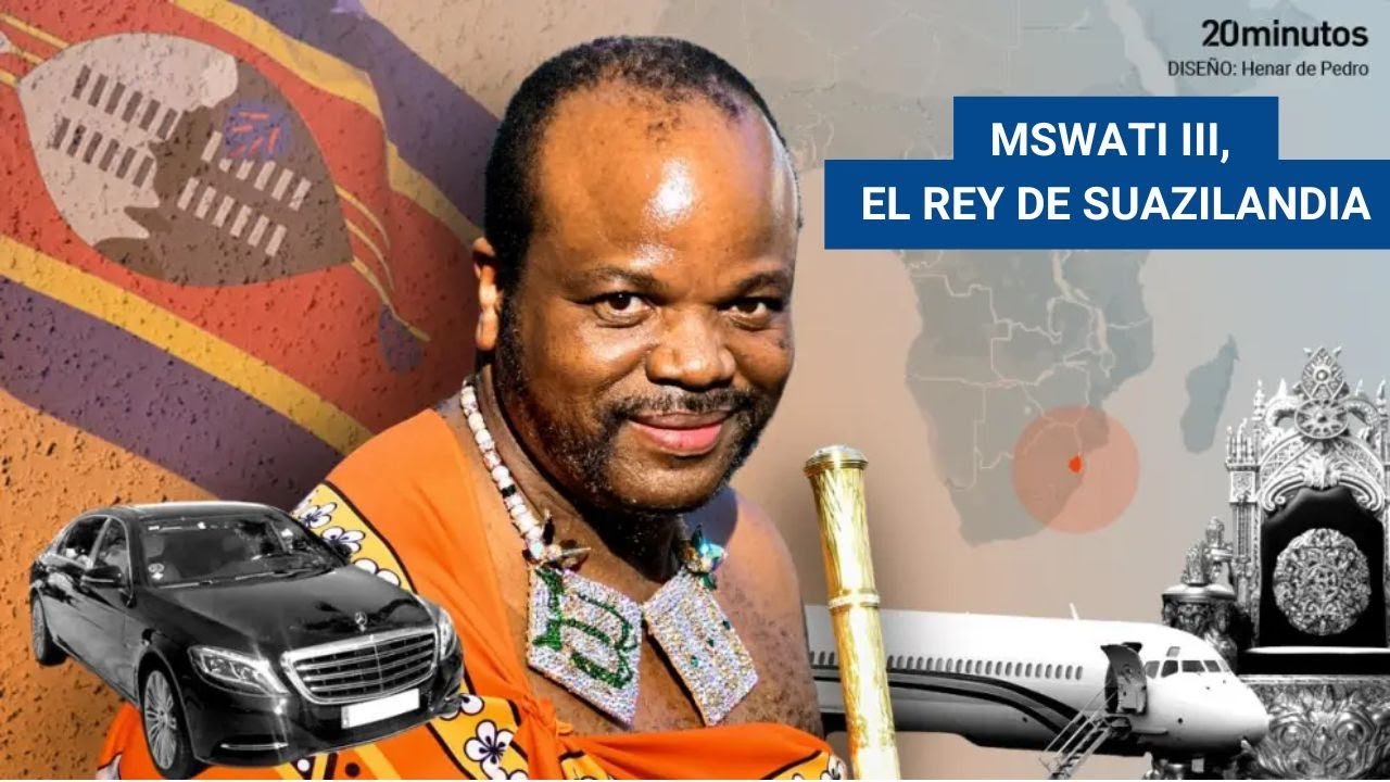 Mswati III, el rey de Suazilandia tiene ¡16 esposas y 36 hijos!