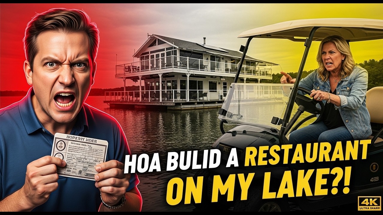 HOA Turned My Private Lake Into a Restaurant — 24 Hours Later, They Were Locked Out!