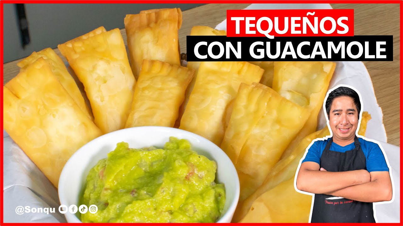 Tequeños con MASA WANTAN al ESTILO PERUANO - BOCADITOS | SONQU
