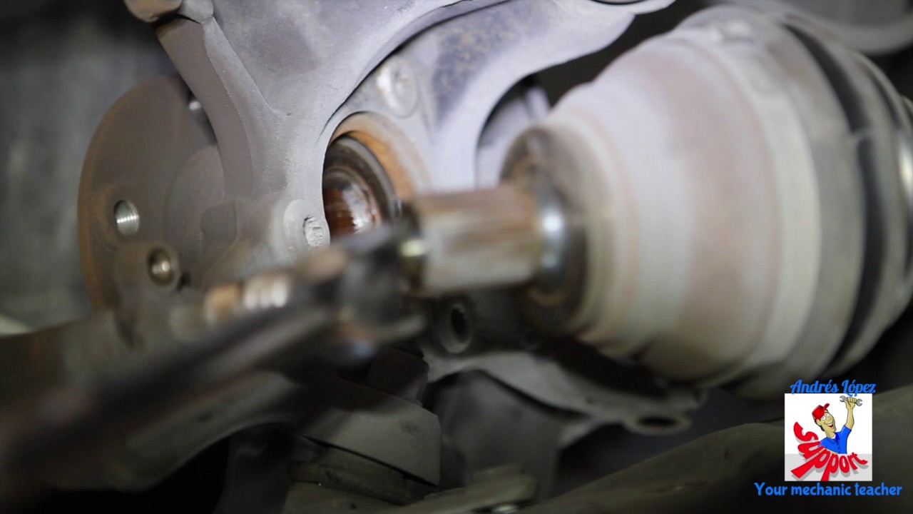 How to replace a front wheel bearing. Audi A3 8P.