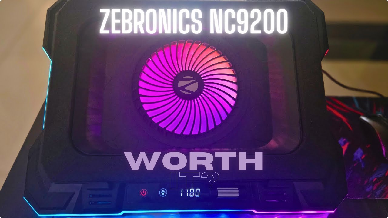 Zebronics NC9200 Cooling Pad Review - Does it actually work?