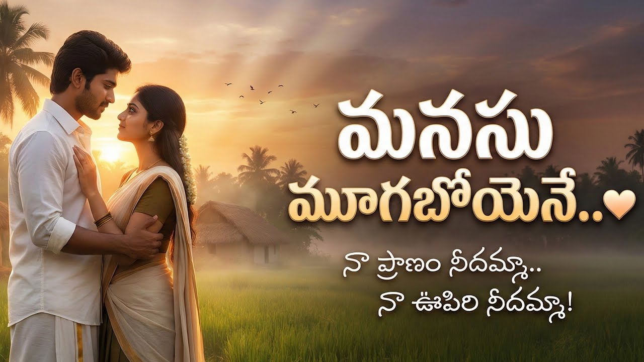 మనసు మూగబోయెనే.. ❤️ | Manasu Moogaboyene - New Telugu Melody Folk Song 